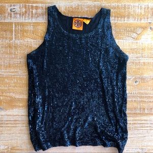 Tory Burch Sequin Top